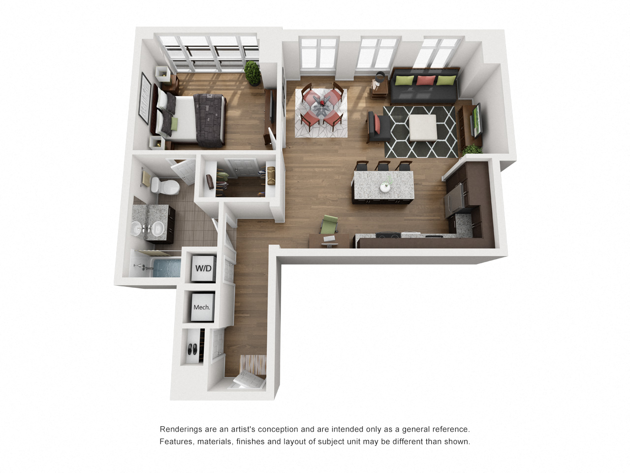 Suite A Floorplan